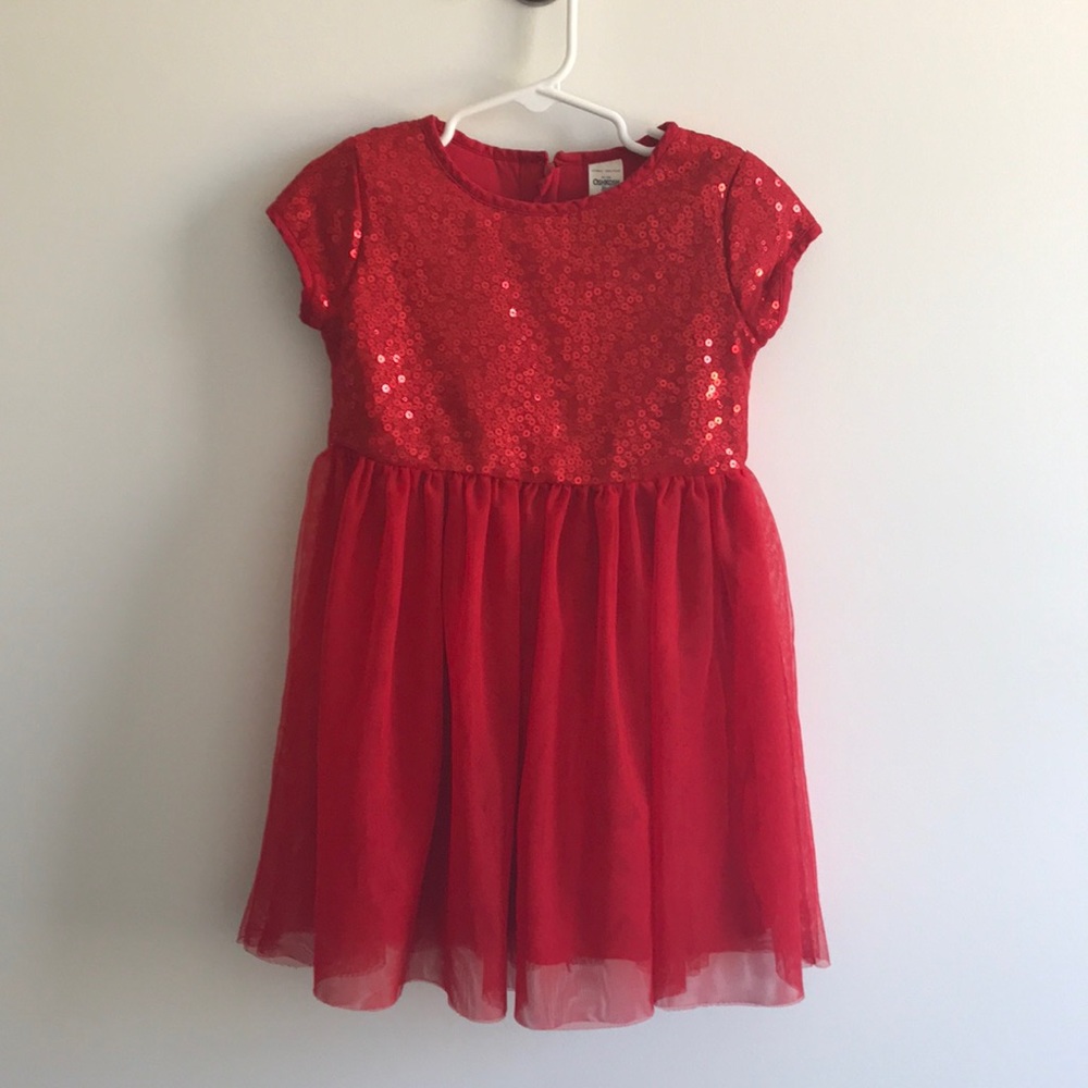 Red Oshkosh dress. Size 4T.
